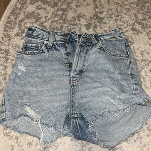 Super high-rise curvy shorts size 0